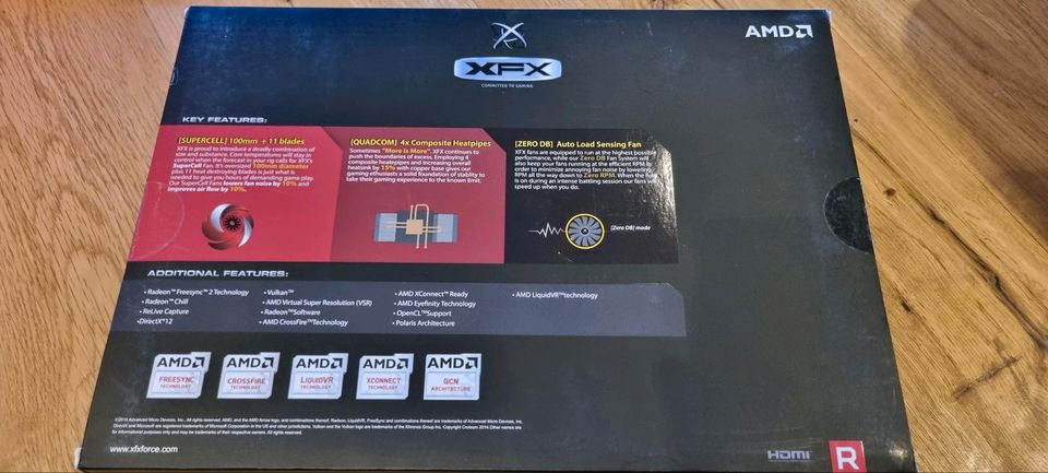 Grafikkarte AMD Rx 580 8 GB XFX in Radolfzell am Bodensee