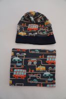 Set Beanie Mütze Schal Loop Fahrzeuge KU 50 - 53 Baumwolle Nordrhein-Westfalen - Kalkar Vorschau