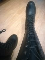 Gothic Stiefel Schnüren & Reißverschluss, kniehoch, Mera Luna Sachsen-Anhalt - Wernigerode Vorschau