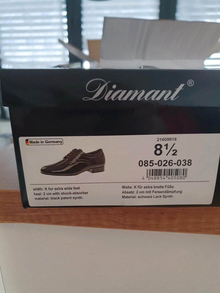 Herren Tanzschuhe Diamant Größe 42,5 in Oberursel (Taunus)