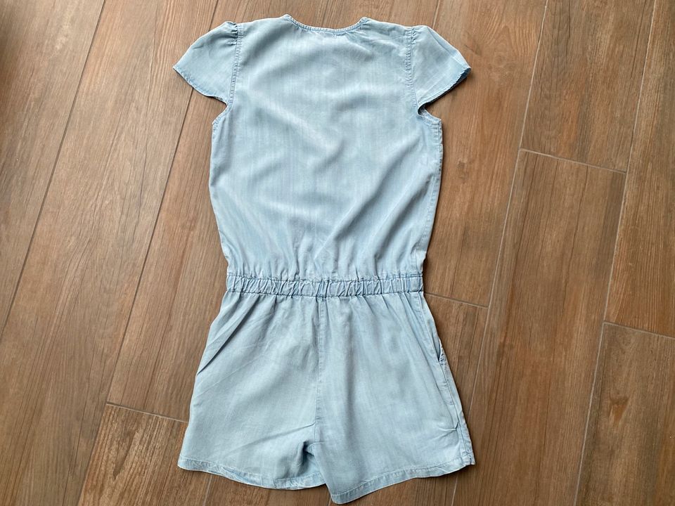 Mädchen jeans kurz-Jumpsuit kurz von NAME IT, Gr. 152 in Beverstedt