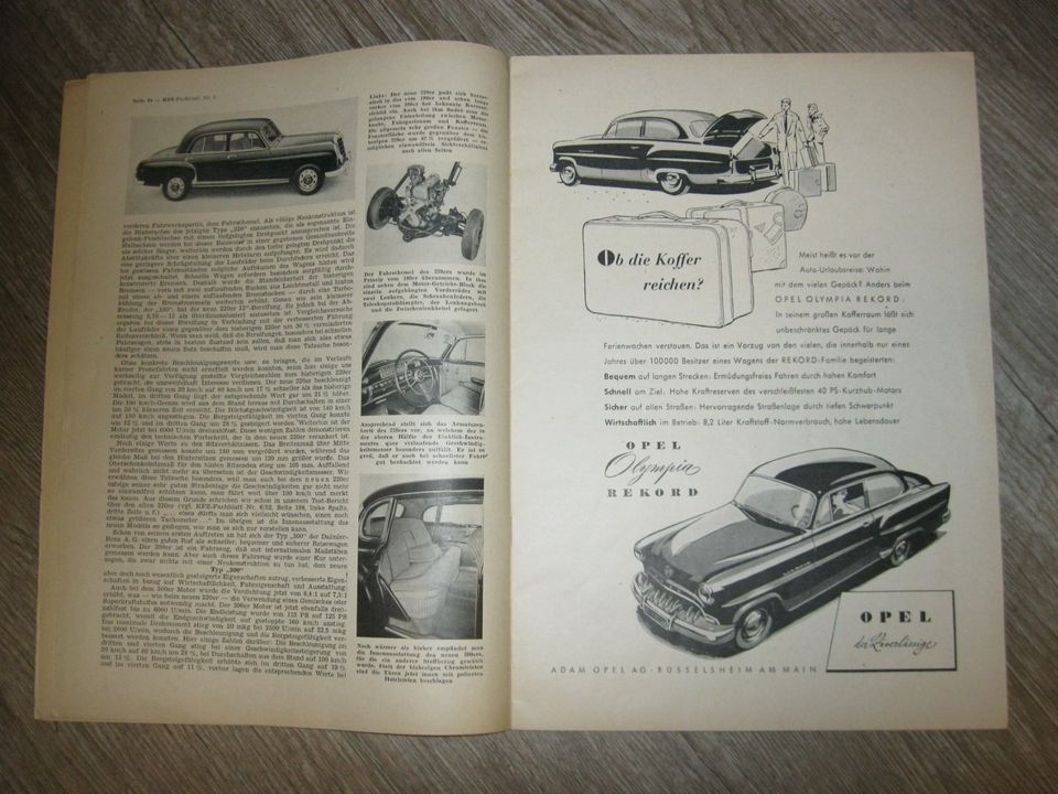 KFZ Fachblatt Finanz-Verlag GMBH Berlin-Grunewald April 1954 in Berlin