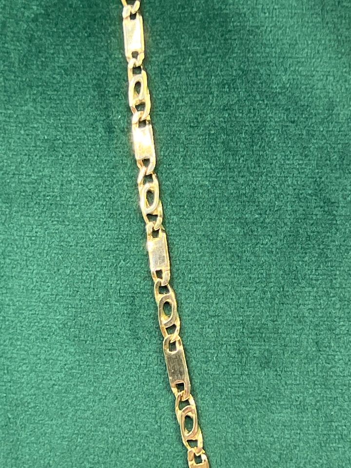 GOLD KETTE 14k 585 50,7cm L 0,31cm B 9,93g GG AU in Berlin