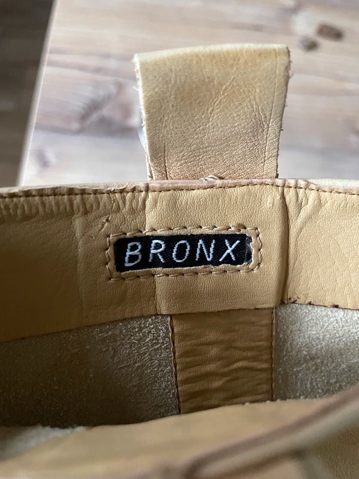 Stiefel Bronx 12189 Leder camel braun Gr. 38 in Boostedt