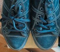 Geox Schuhe schwarz Gr 40 echtes Leder Sneaker Hessen - Wiesbaden Vorschau