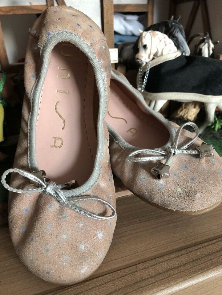 Unisa Ballerinas rosa Glitzer Stern 27/28 in Bergtheim (Unterfranken)