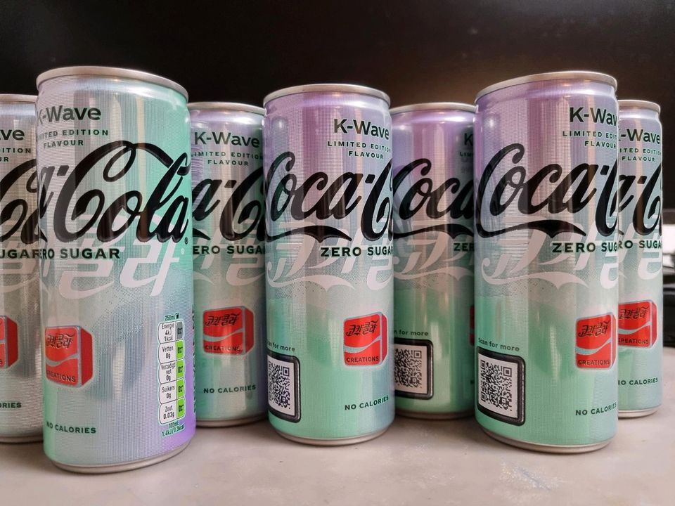 Coca-Cola K-Wave Limited Edition Cola Zero K-Pop 2024 - 7 Stk in Duisburg
