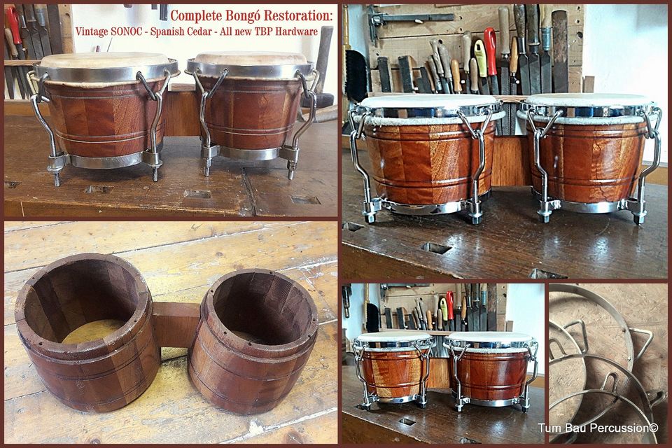 Bongos-Congas-Trommel Restaurierung-Trommelfelle in Berlin