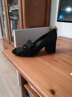 wunderschöne Schuhe, Wildleder, Schwarz Düsseldorf - Gerresheim Vorschau