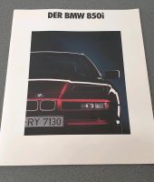 BMW 850i Verkaufsprospekt/Verkaufsmappe Saarland - Riegelsberg Vorschau