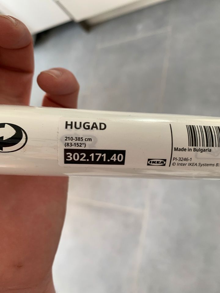 Ikea Hugad Gardienenstange 210-385cm in Burscheid