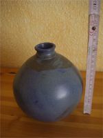 Kugelbauchvase Vase blau ca. 17 cm hoch Handarbeit Hessen - Solms Vorschau