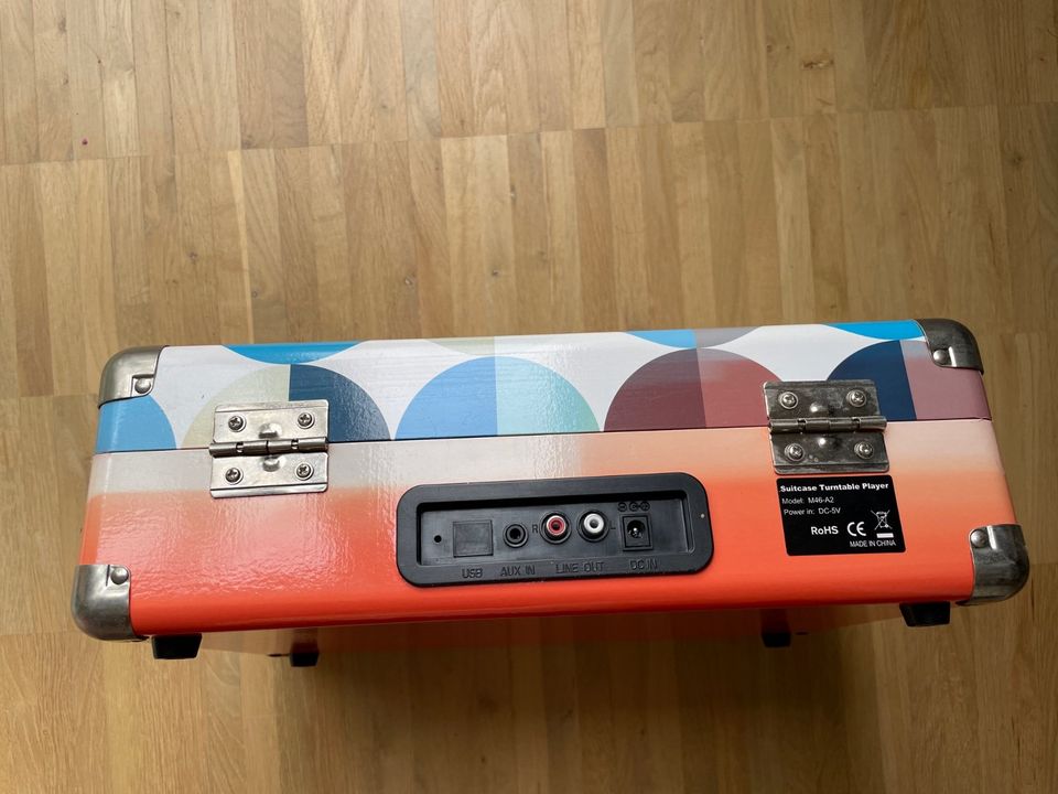 DIGITNOW! Vinyl Plattenspieler, USB, Radio, Bluetooth Tragekoffer in München