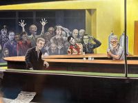 Zombie research society Poster Glen Ostrander Edward Hopper Bonn - Nordstadt  Vorschau