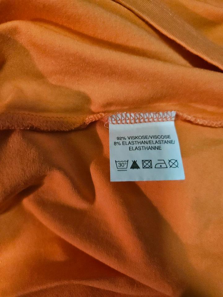 BIBA T-Shirt Langarm neuwertig in orange Gr. 1 ca 38 Langarmshirt in Xanten