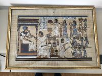 Antiker ägyptischer Rahmen - antiker Artefakttisch München - Laim Vorschau
