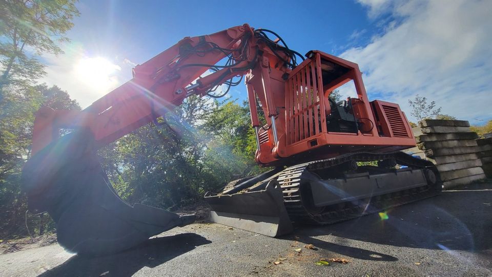 ✅  ❗​ Baumaschine Bagger Kettenbagger Tunnelbagger Terex TE210 Abbruchbagger  günstig kaufen ✅ in Frankfurt am Main