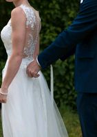 Hochzeitskleid Brautkleid Tüll Spitze schlichte A Linie Bayern - Heldenstein Vorschau