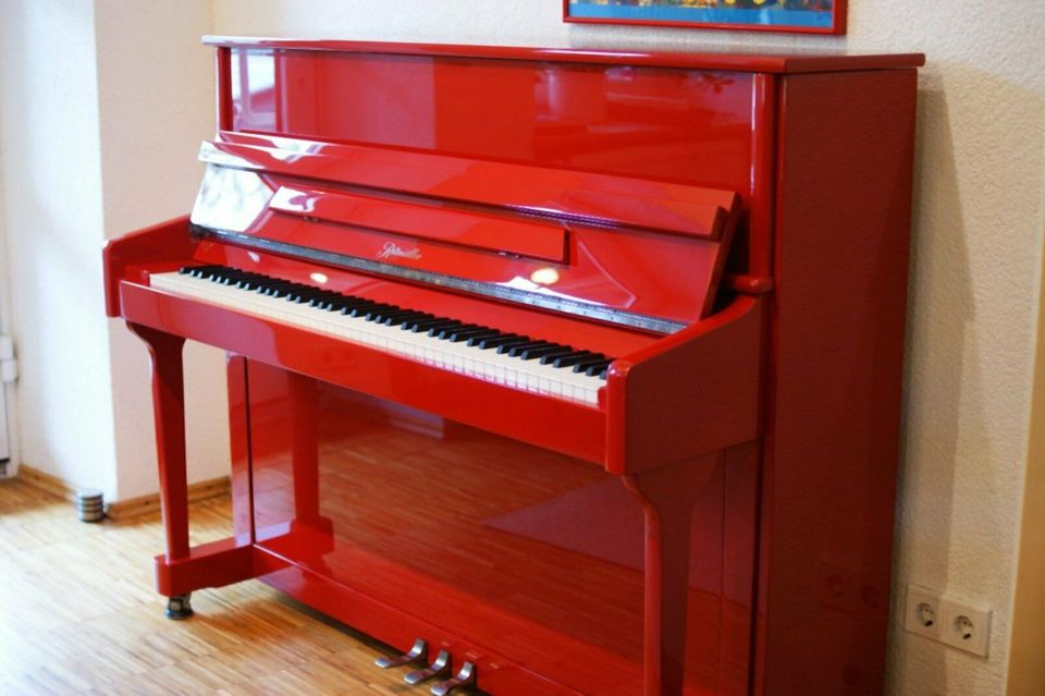 Klavier Ritmüller Classic 118 Ferrari- Rot Piano neu in Eschach (bei Schwäbisch Gmünd)