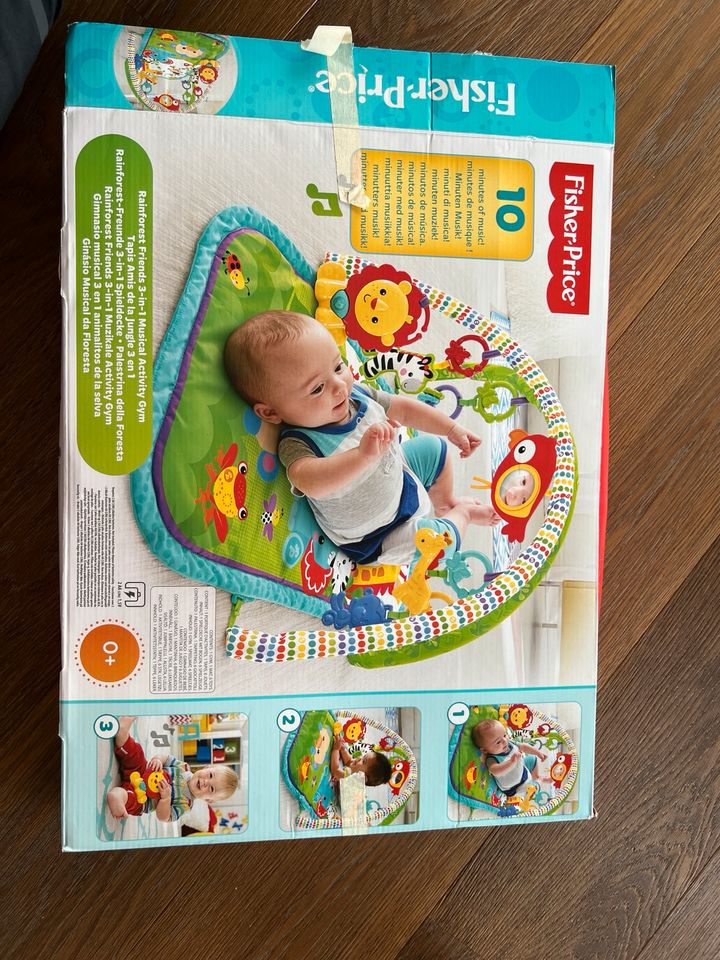 Spielebogen Fisher Price Rainforest Friends 3 in 1 Musical in Leipzig