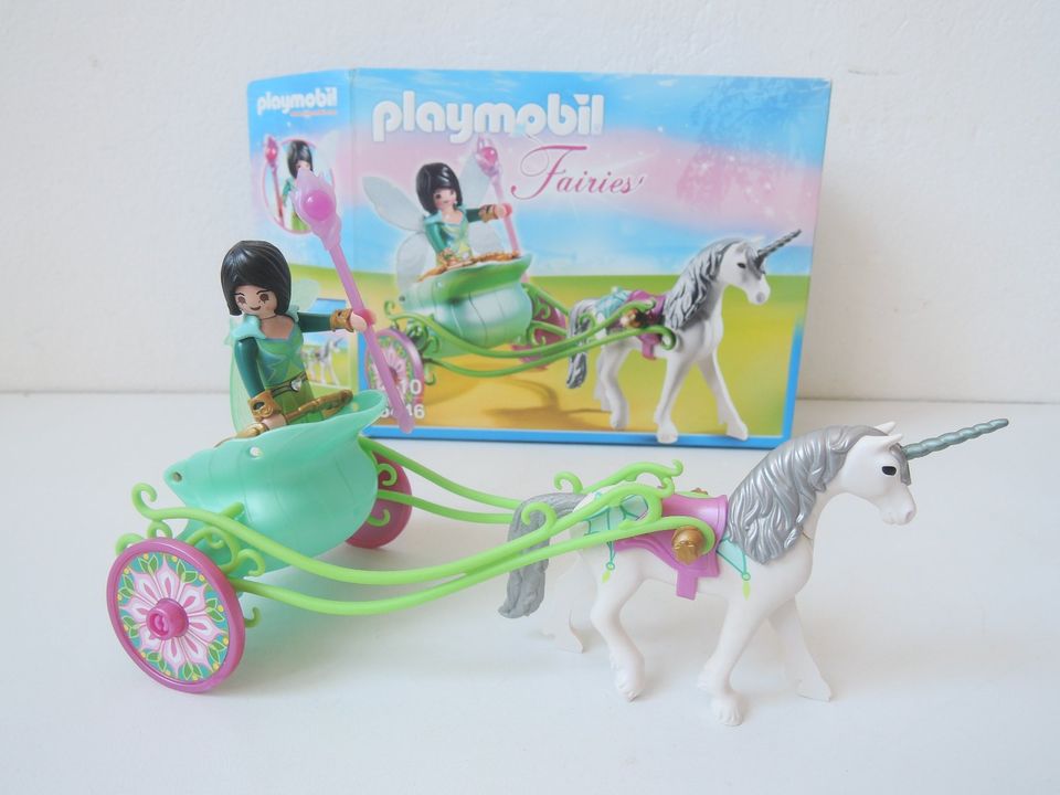 Playmobil Fairies' 5446 Einhornkutsche Schmetterlingsfee OVP in Berlin