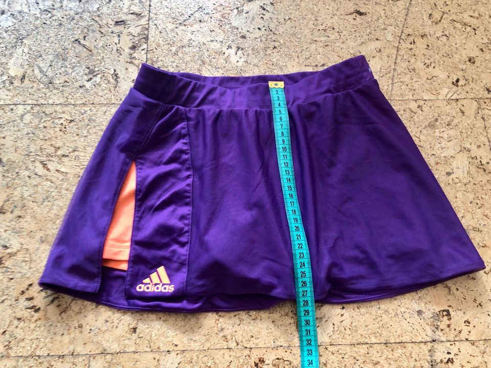 ❤️ ADIDAS Marken HOSENROCK Skort Gr.XS 30 32 lila orange in Nürnberg (Mittelfr)