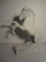 Große franz. Pferde –Figur Biskuit-Porzellan aus Limoges markiert Hessen - Linden Vorschau
