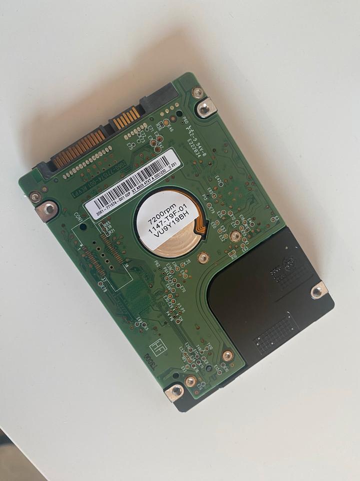 2,5 Zoll Festplatte 320 GB SATA von Western Digital – 7200 RPM in Lichtenau