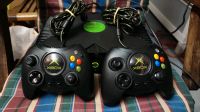 XBOX mit 2 Controller, Spielen + extra Festplatte No Playstation Nordrhein-Westfalen - Borken Vorschau