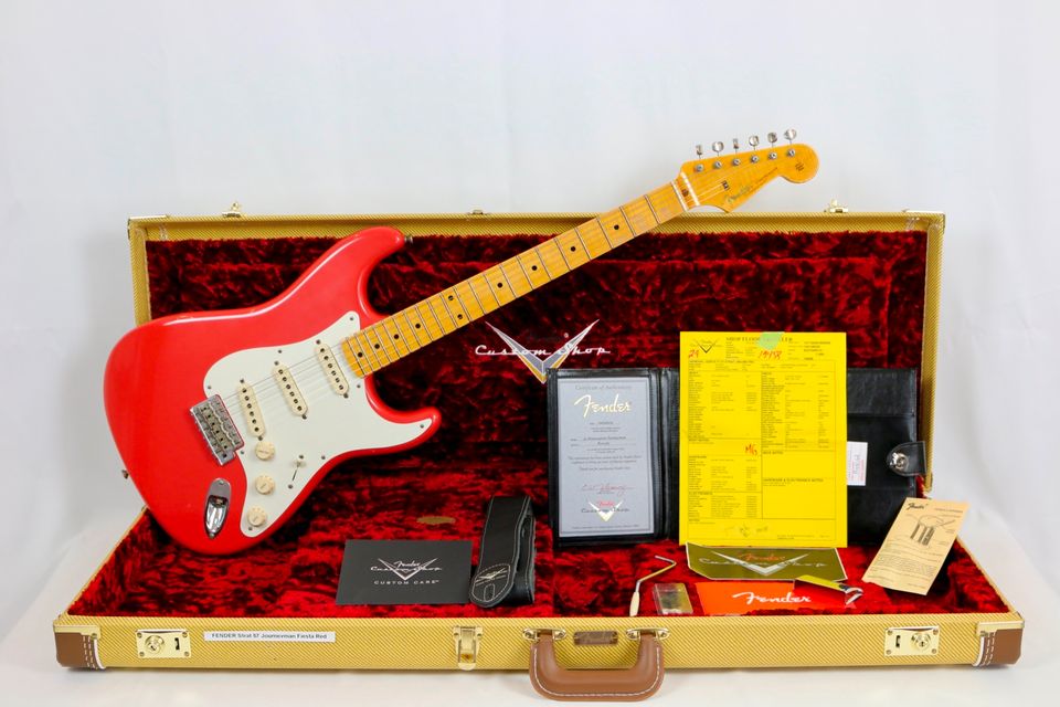 Fender 57´ Stratocaster Customshop JMR Fiesta Red - NEW in Plauen