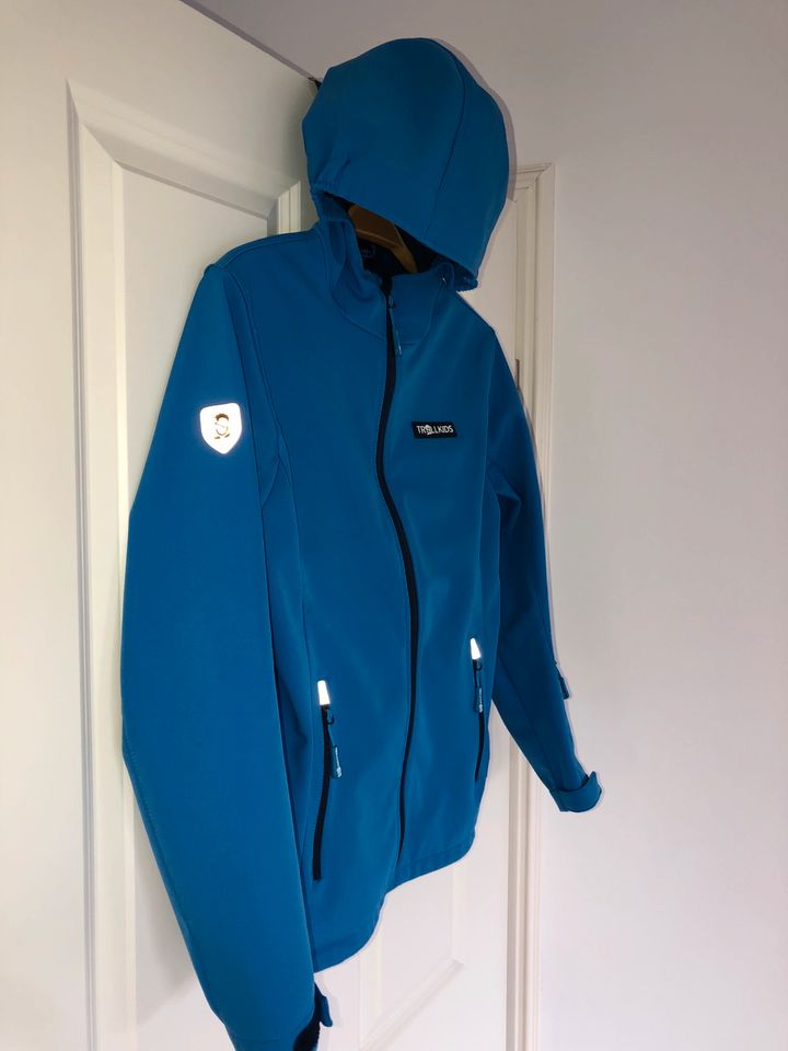 ❤️Schöne Trollkids Softshelljacke Oslofjord Jacke 164 Top Jako-o in Stedesand 