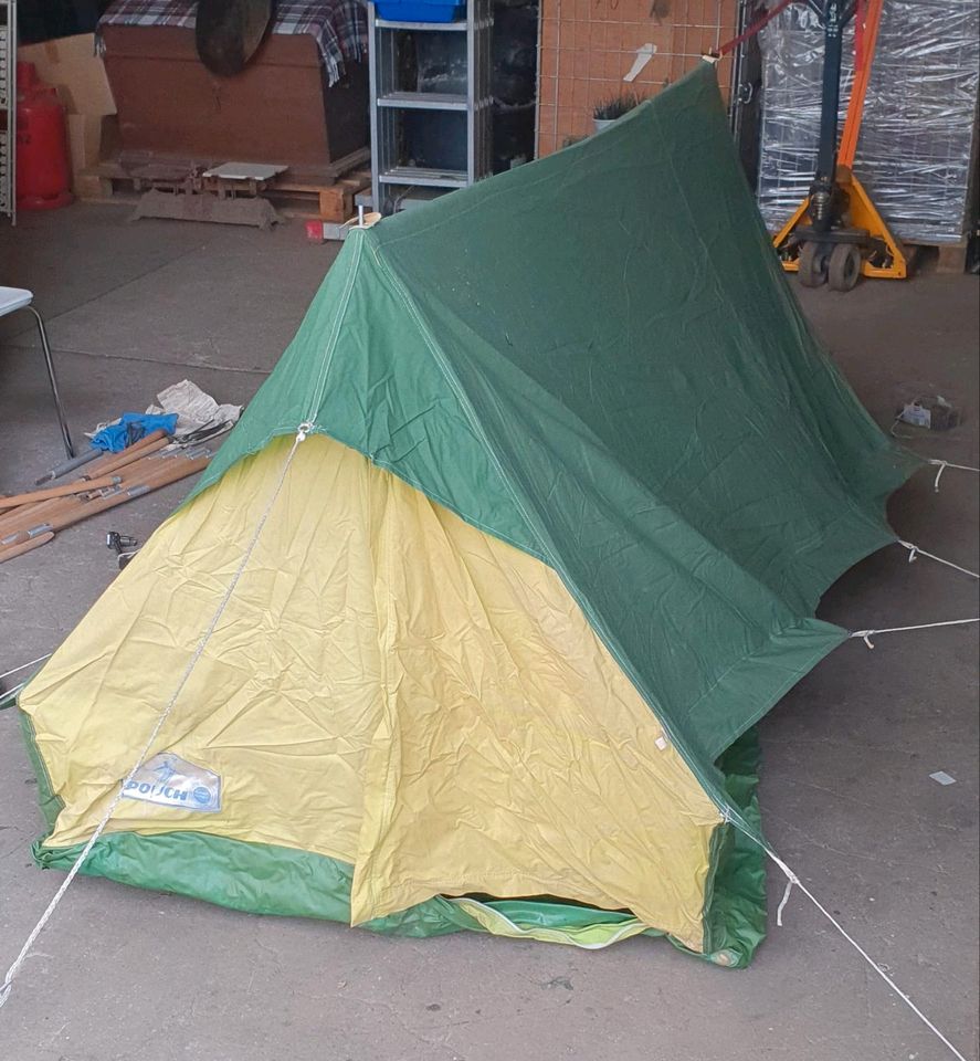 Pouch Zelt DDR Camping guter Zustand in Bischofswerda