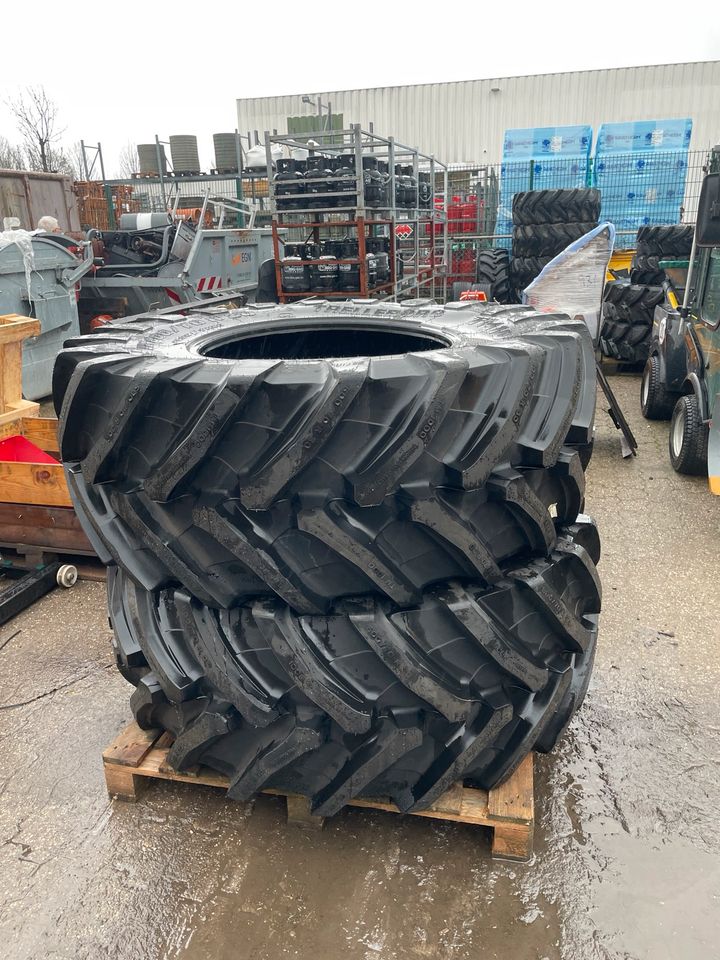 2x VF600/70R30 Trelleborg TM1000 DA-Reifen Traktorreifen Fastrac in Tönisvorst