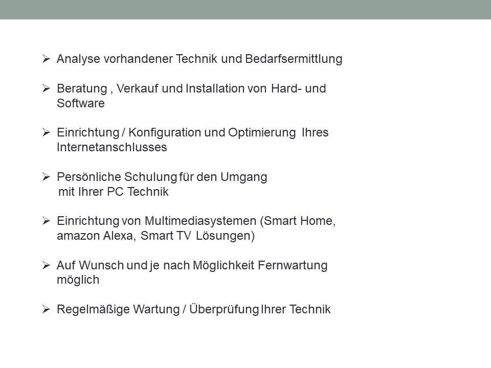 EDV Dienstleistungen in Waren (Müritz)