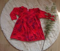 Kleid langarm rot Blumen Mädchen Gr. 92 Pampolina Niedersachsen - Rühen Vorschau