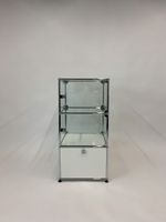 USM Haller Glasvitrine Reinweiß 105x50x50cm Refurbished West - Höchst Vorschau