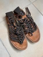 Replay Damen Zehensteg Leder Sandalen Gr.39 Nordrhein-Westfalen - Iserlohn Vorschau
