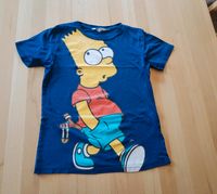 T-Shirt Gr. 146/152 H&M Simpsons blau Jungen Bayern - Anger Vorschau