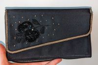 Vintage  Satin Tasche Leder schwarz gold Glitzer chic aesthetic Dresden - Gorbitz-Ost Vorschau