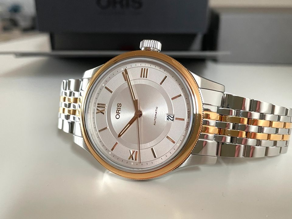 Oris Classic Date 42mm Roségold-PVD beschichtet ungetragen 2023 in Castrop-Rauxel