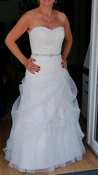 Brautkleid Hochzeitskleid von Lorengel Gr 38 Rumer A Linie in Oberpframmern