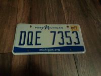 Original US Nummernschild Michigan Hessen - Spangenberg Vorschau