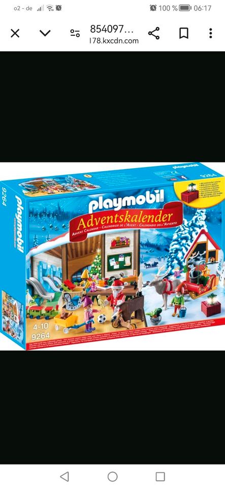 Playmobil 9264 Weihnachten Adventskalender Füllung in Rennertshofen