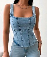 2 Stück Denim / Jeans Top / Oberteil !NEU! Baden-Württemberg - Freiberg am Neckar Vorschau