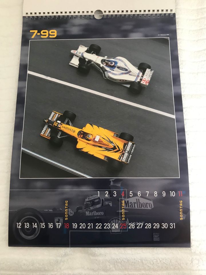 Kalender Formel 1 1999 42x30 Schumi Ferrari in Lichtenau