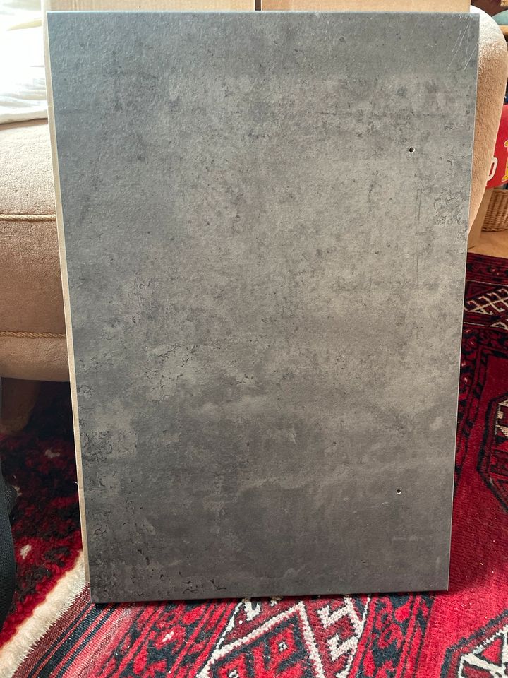 Ikea Front Kalhyttan Beton mit 2 Bohrlöchern neu 40 x 60 cm in Bremen