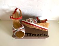 Tamaris Keil Sommer Sandalen Leinen Top Saarland - Saarlouis Vorschau