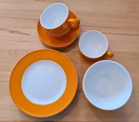 DIBBERN Geschirr Solid Color 12 Teile Frühstück orange Nordrhein-Westfalen - Brühl Vorschau