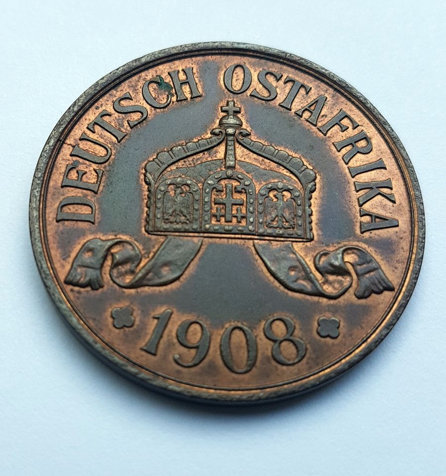 5 Heller Deutsch Ostafrika DOA sehr seltene Kaiserreich Münze in Bad Muskau