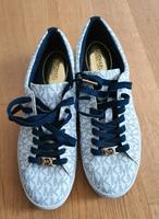 Michael Kors Sneaker weiß blau MK Logo gr. 38 Schuhe Köln - Porz Vorschau